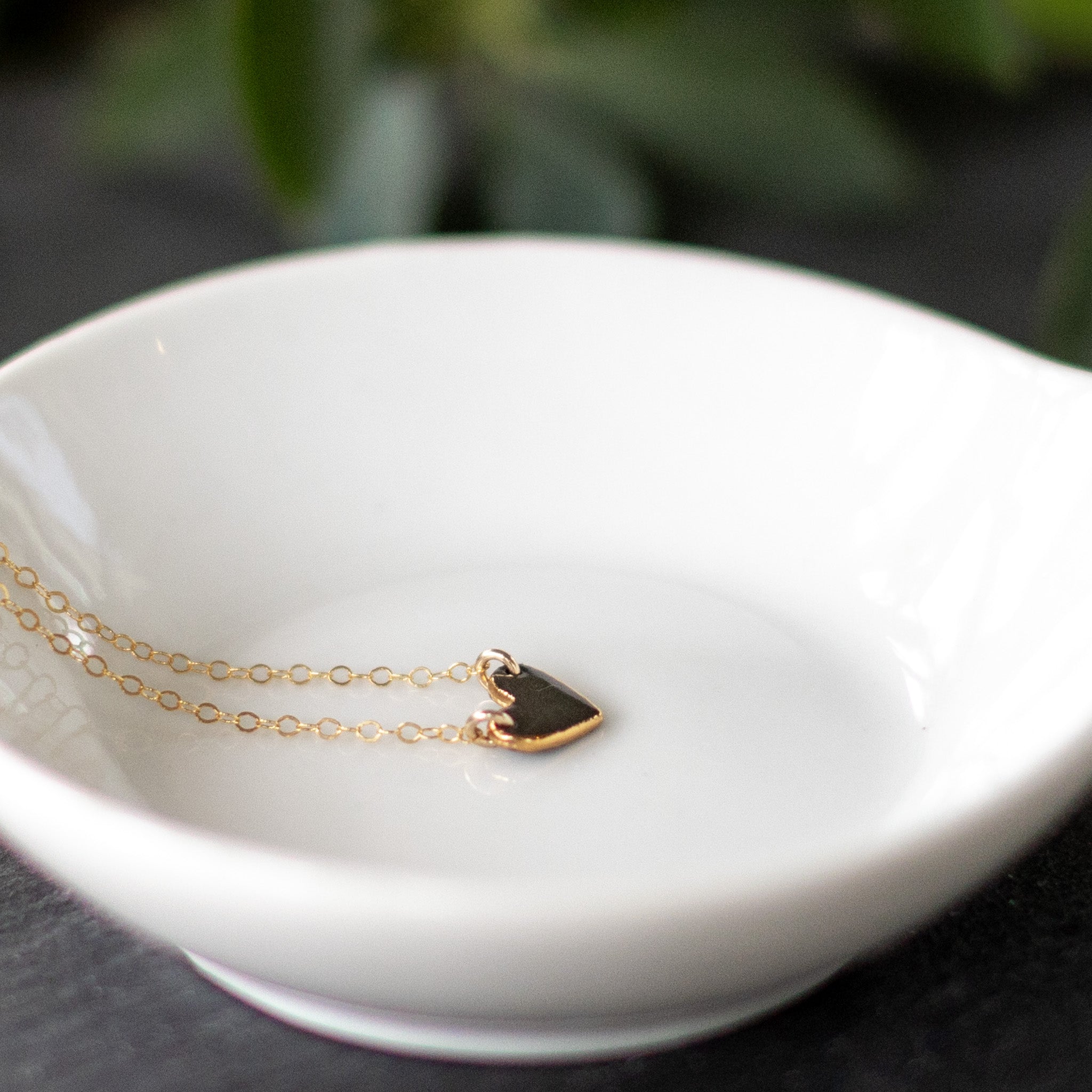 black heart necklace – Remnant Studios
