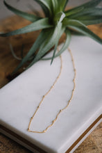 beaded gold necklace, Austin jewelry, social impact jewelry, ethical accessory, everyday gold