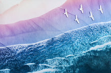 birds eye view - teal