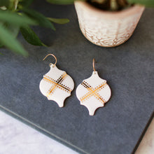 moroccan tile earrings